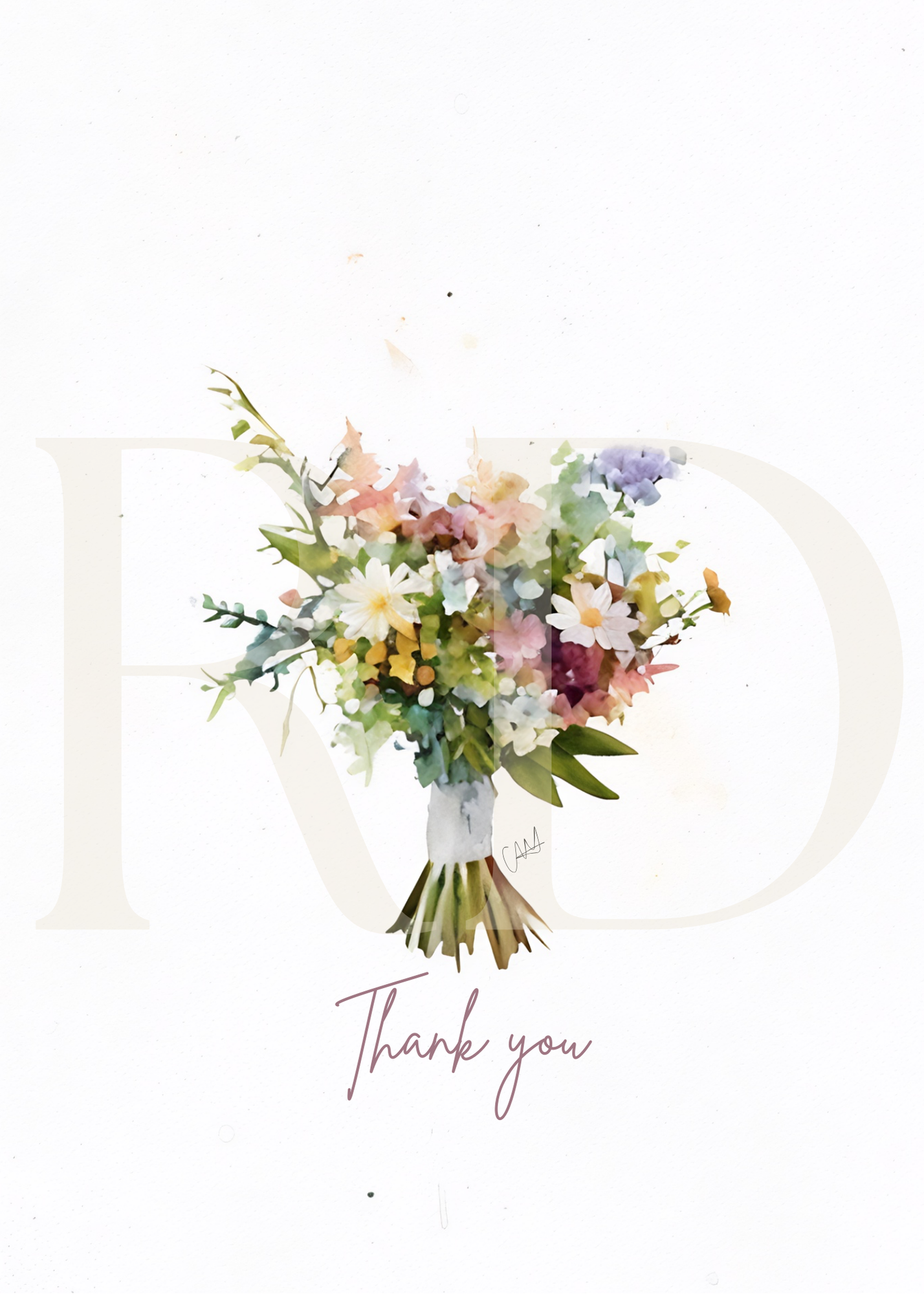 Simple Thank You card
