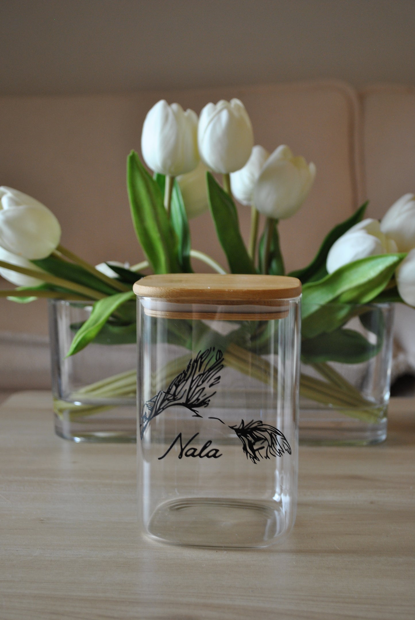 Acrylic Glass 16oz Drinking Jar or Treat Jar
