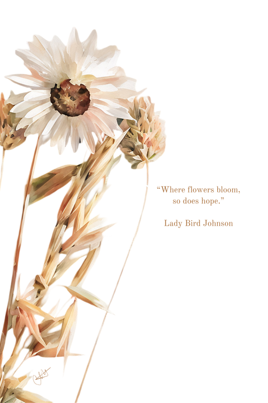 Where flowers bloom card