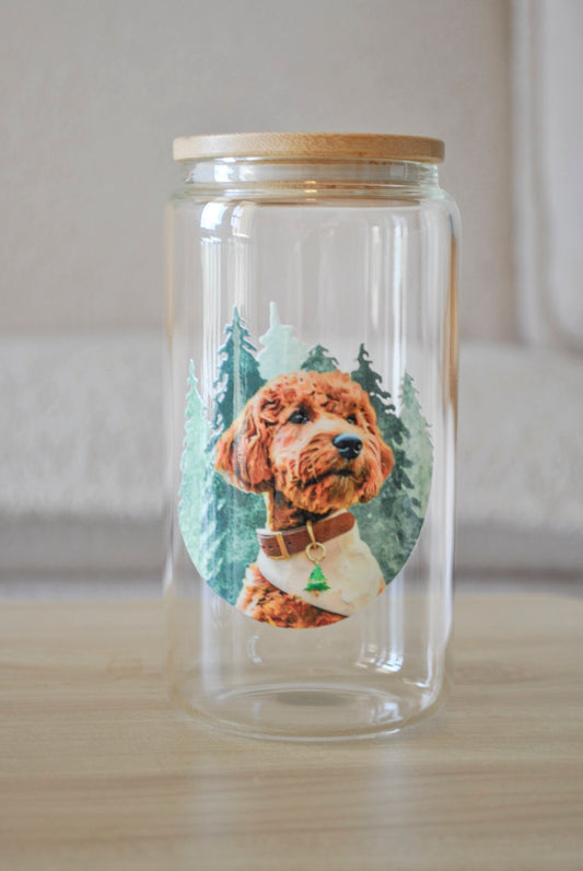 Acrylic Glass 16oz Drinking Jar or Treat Jar