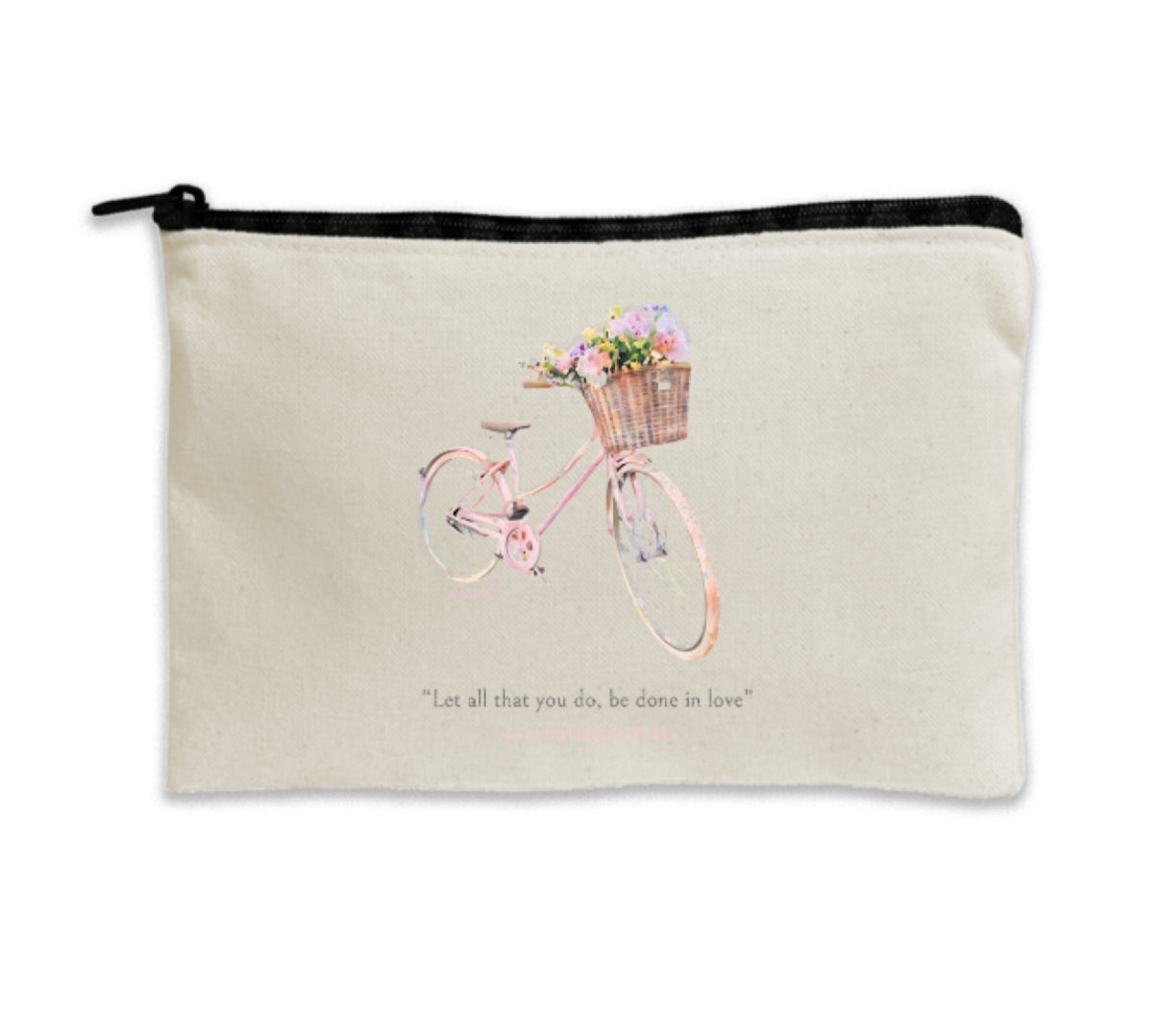 1 Corinthians 16:14 Canvas zip