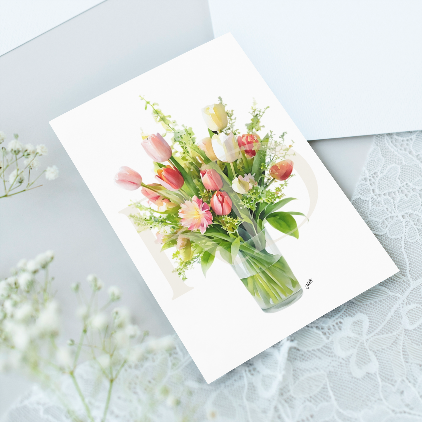 Tulip Stationary Set