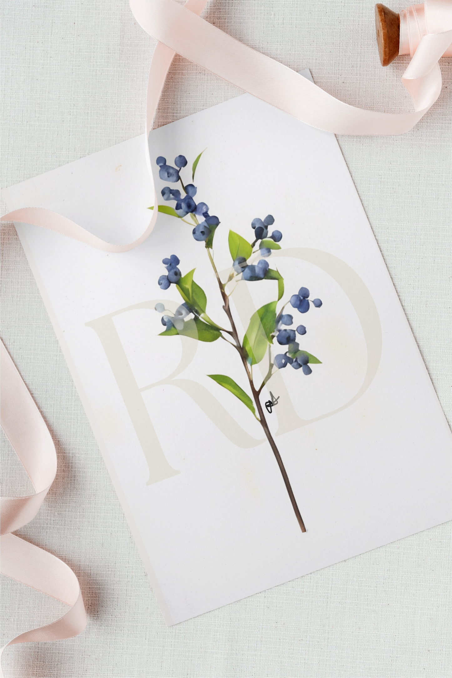 Blueberry Stationary Set